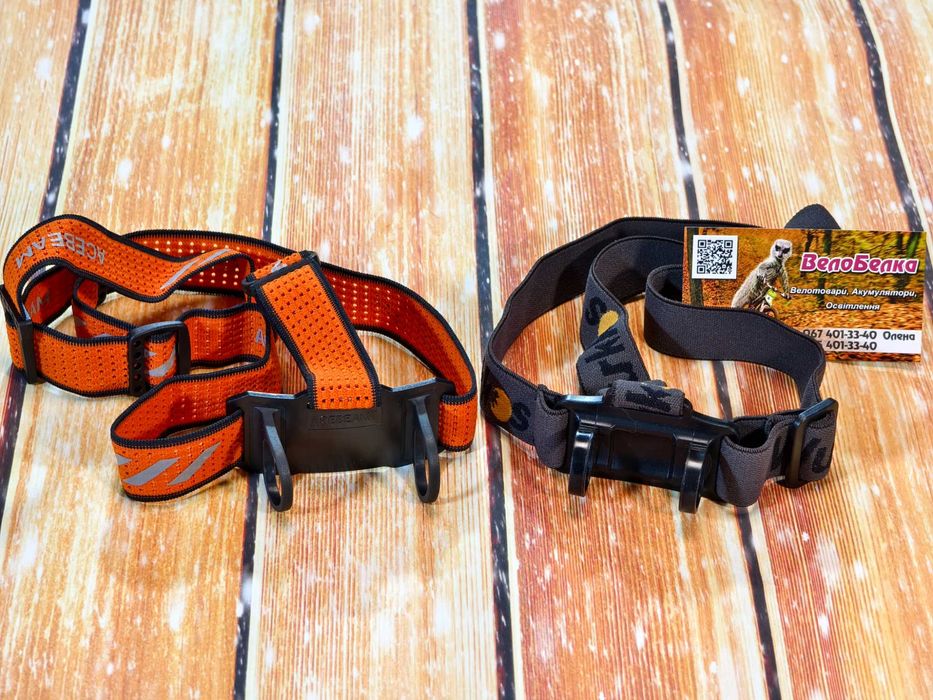 Кріплення ліхтаря на голову, налобне кріплення. Крепление фонаря