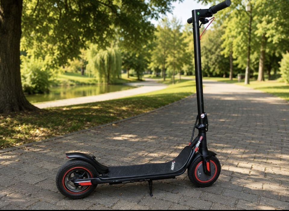 Miejska hulajnoga elektryczna jak nowa, iScooter i9M, aplikacja