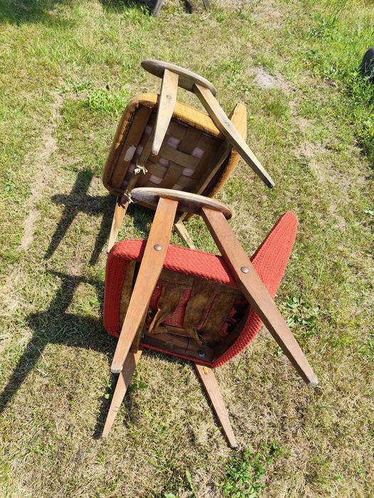 Fotele Chierowski 366 do renowacji PRL loft retro