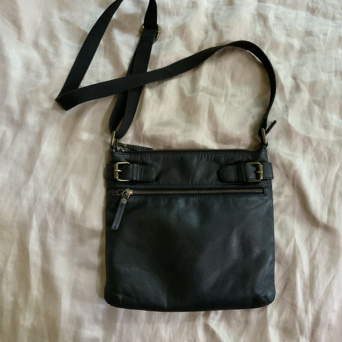 Шкіряна чоловіча сумка Fatface,через плече. Розмір 27~26 см