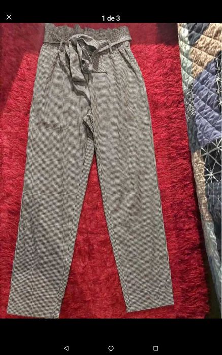 Calças da shein paperbag