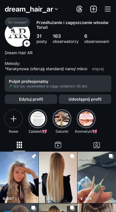 Przedłużanie włosów