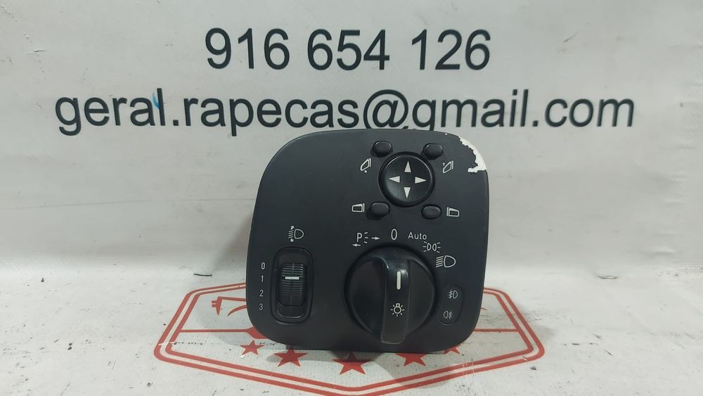 Comando Luzes Switch Comutador Botão Mercedes Class C W203