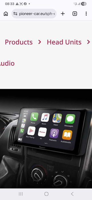 Autorrádio Pioneer SPH-EVO93DAB - Topo de Gama Como novo está preparado para  aplicar em viaturas como 1 dim e como 2 dim.