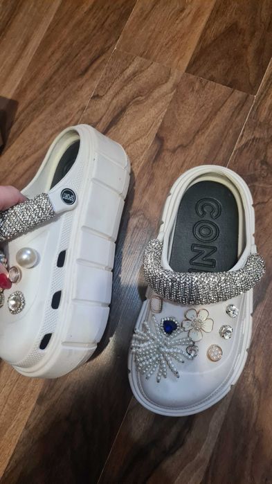 Крокси жіночі білі crocs