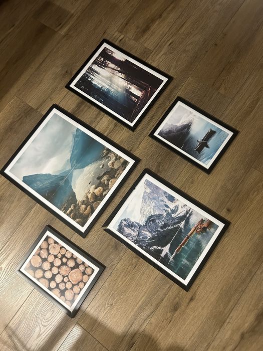 Sprzedam komplet plakatow w ramkach