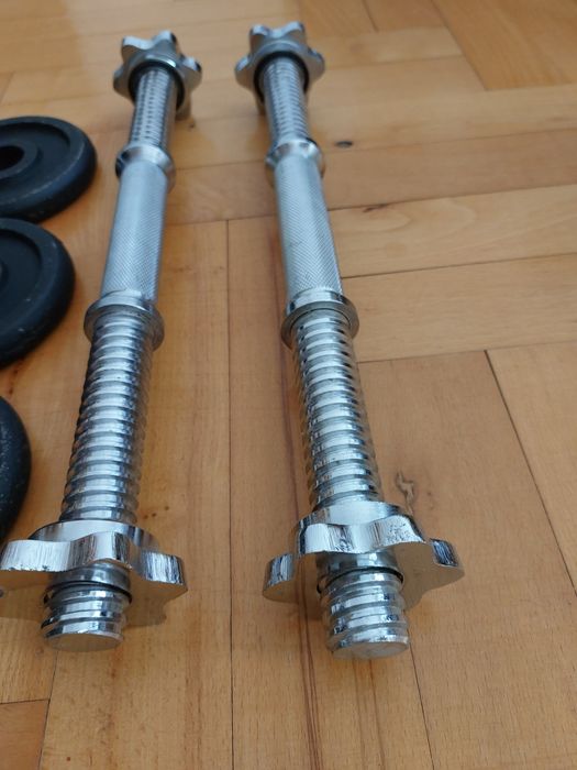 Gryf krótki 42cm x2 sztuki obciążenie żeliwne 8,25kg