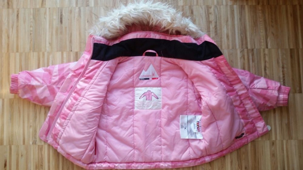 Kurtka narciarska SPIDER 86-104cm dziewczynka JAK NOWA!