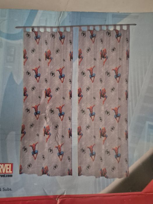 Zasłony ze szlufkami Spider-man 140x250 cm 2szt.