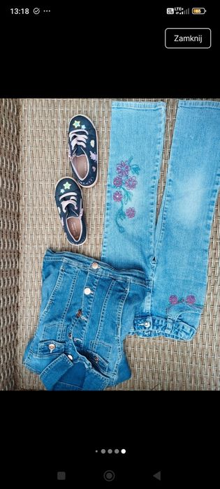 Paka ubrań katana spodnie buty 104