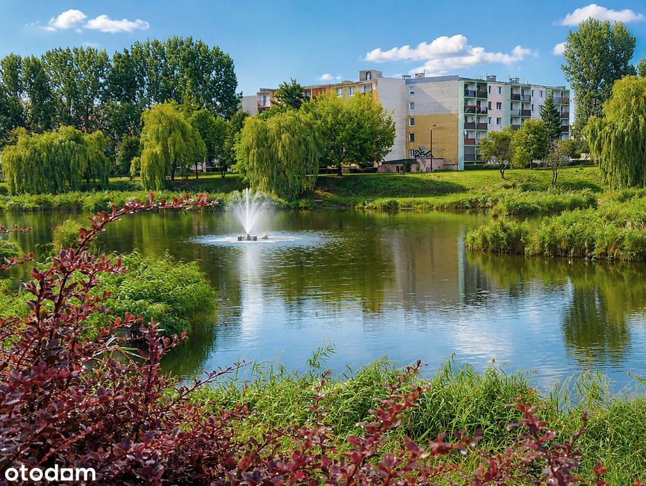 Jasne, przestronne mieszkanie 65,67 m² z widokiem na staw i zieleń