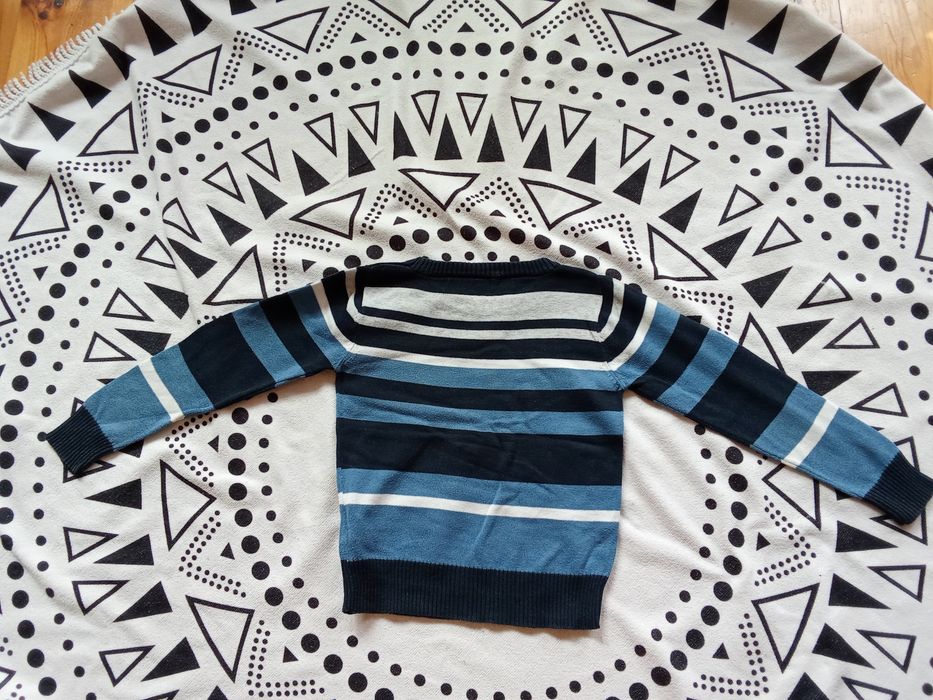 Sweter w paski 110 Multiwear