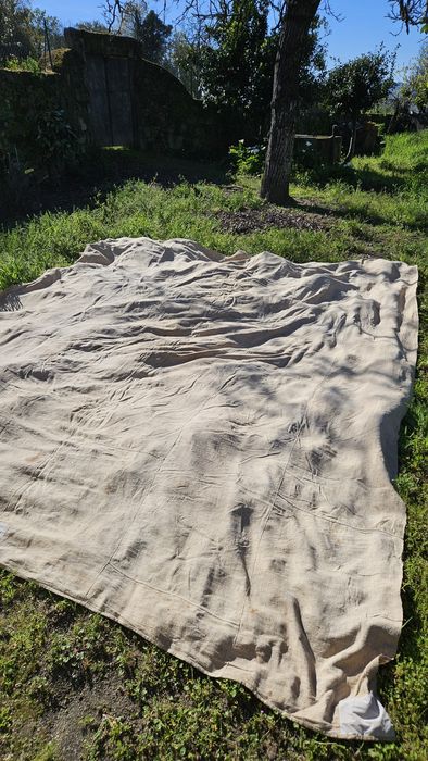 Toldo de linho branco