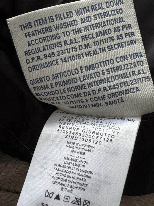 Kurtka ze skôry Moncler