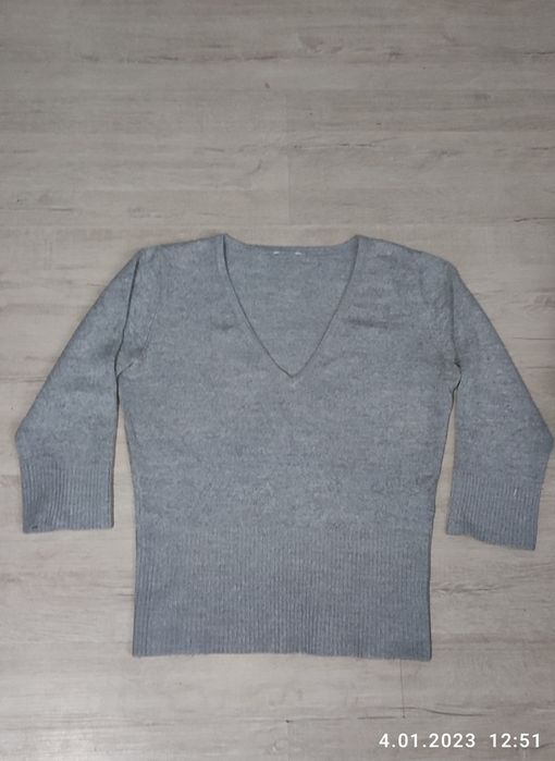 Sweterek akrylowy, rękawy 3/4 r.S/M