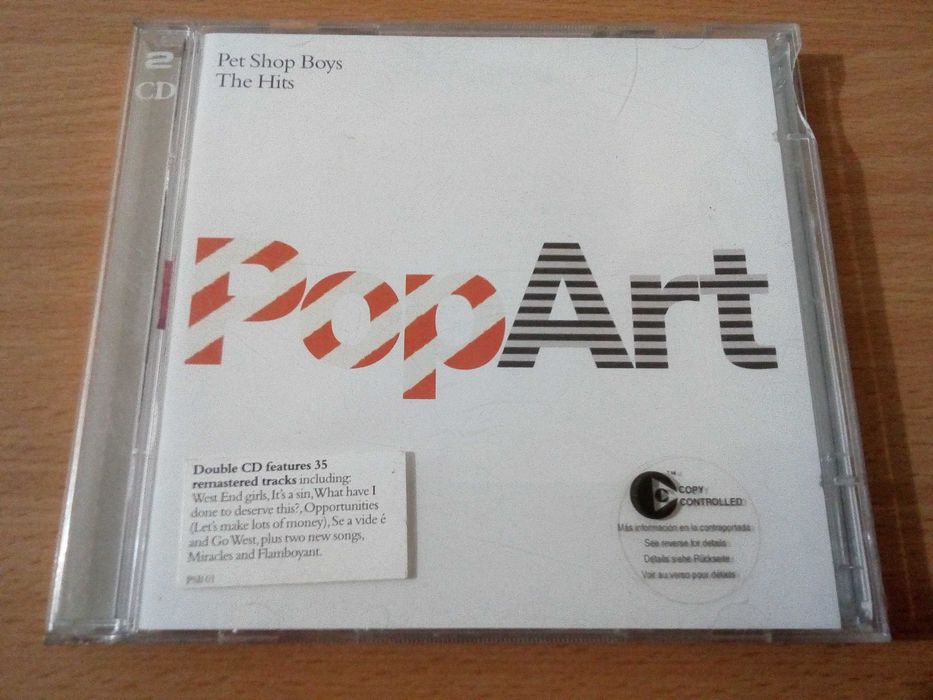 (  Reservado. ).  PET SHOP BOYS - Pop Art The Hits 2xCD