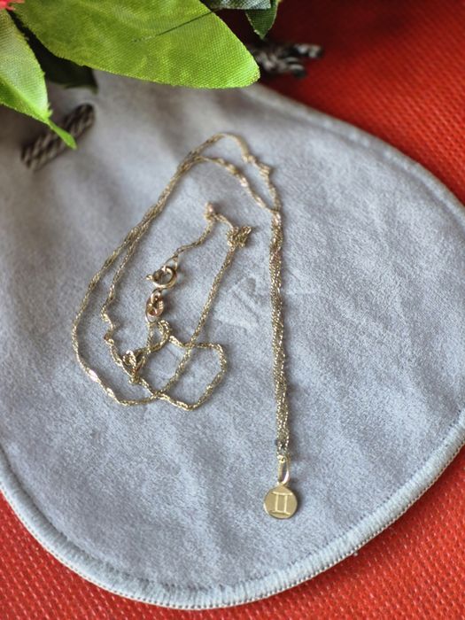 Złoty łańcuszek damski Apart z zawieszką Waga 333 48 cm