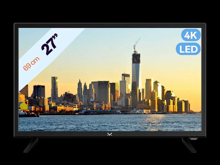 TV Telewizor Majestic 27" 4K UHD | TVD 227 T2 TV NETFLIX FULL HD NOWY