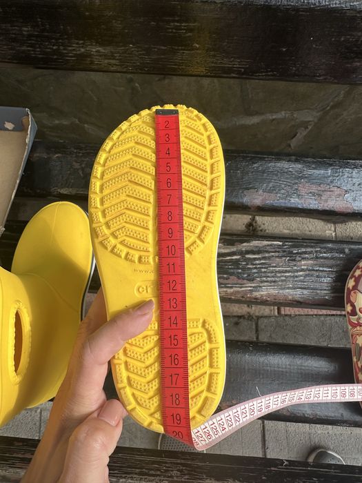 Нові гумові  сапожки crocs 12 розмір