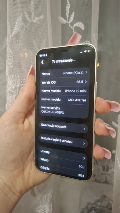 Iphone white 12 mini
