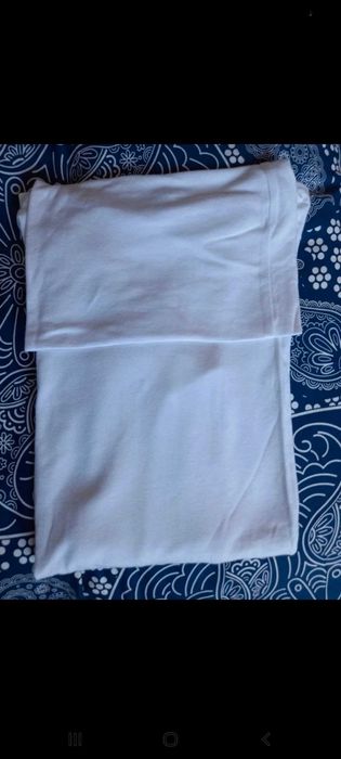 Camisola de gola alta, branca, de licra - S - Sigil Council