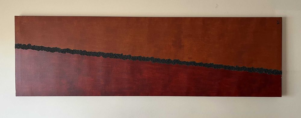 Quadro pintura abstrata ( 2 mts. X 60 cms. )
