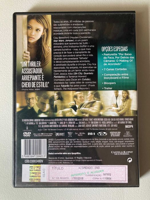 [DVD] Acordado (Awake)