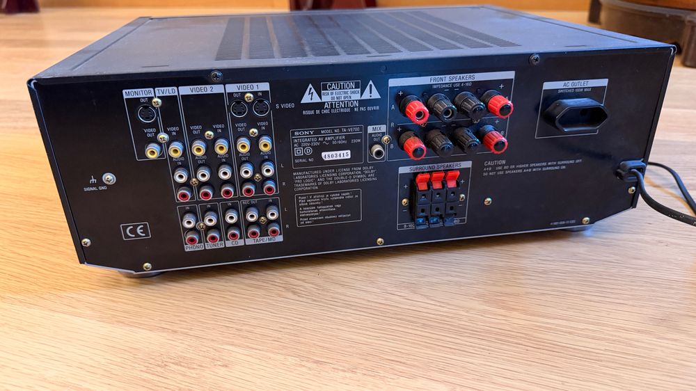 Amplificador SONY TA- VE700