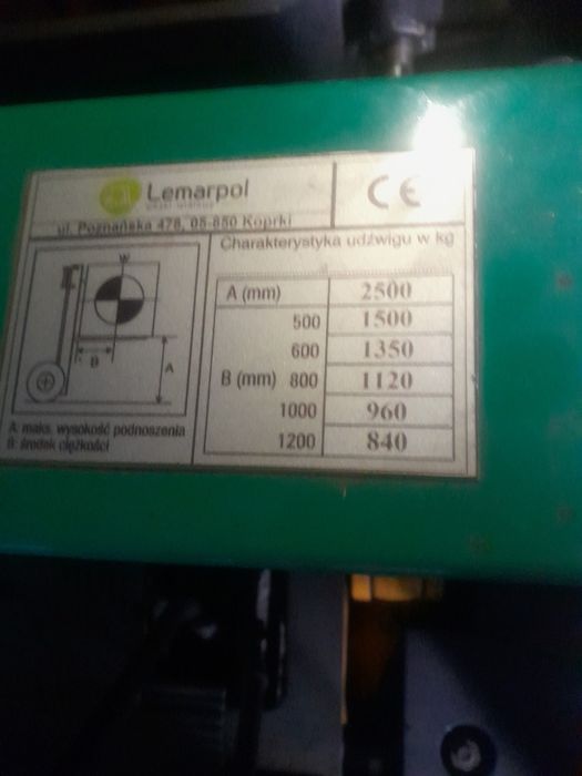 Wózek widłowy Komatsu