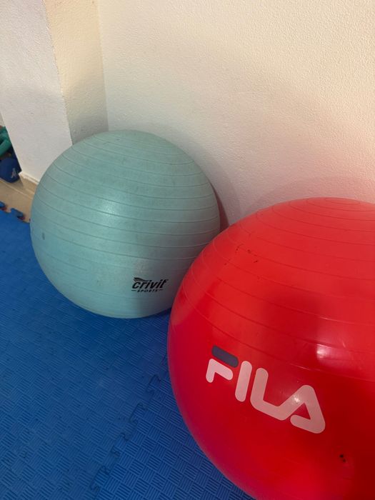 Conjunto 2 Bolas de Pilates / Fitball / Suíça (Fila e Crivit)