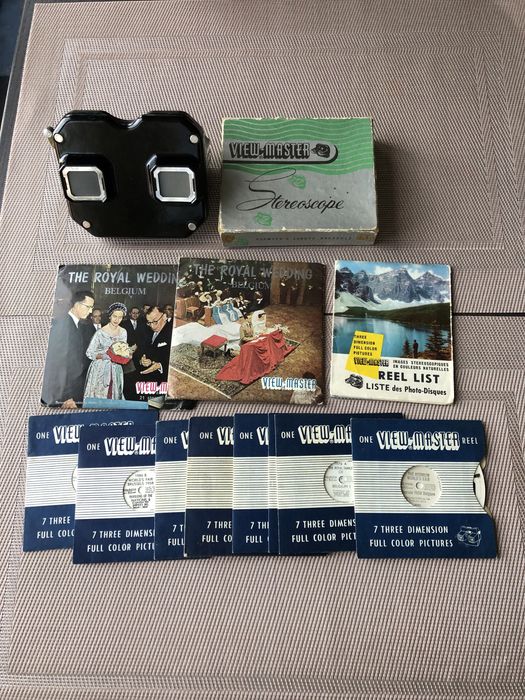 Винтажные стереоскопы View-Master 3 d с катушками (50-60г.в.)