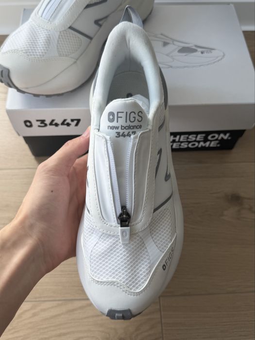 FIGS | New Balance 3447 Zip White — оригінал, нові, 39.5 EU
