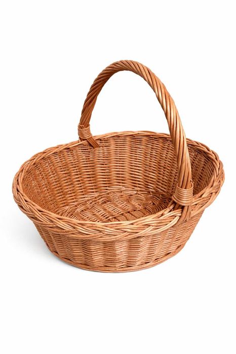 Kosz Wiklinowy na zakupy, piknik, grzyby