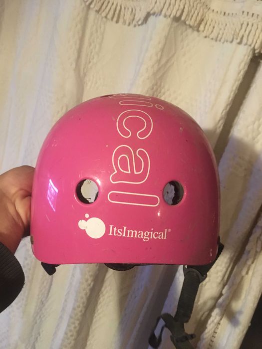 capacete de criança bicicleta