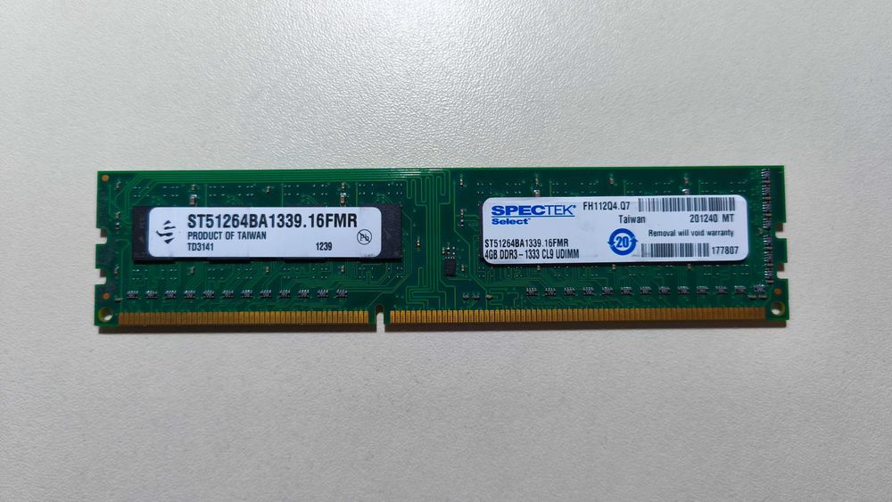 Pamięć DDR3 DIMM 4GB 1333MHz PC3 10600 CL9 Spectek