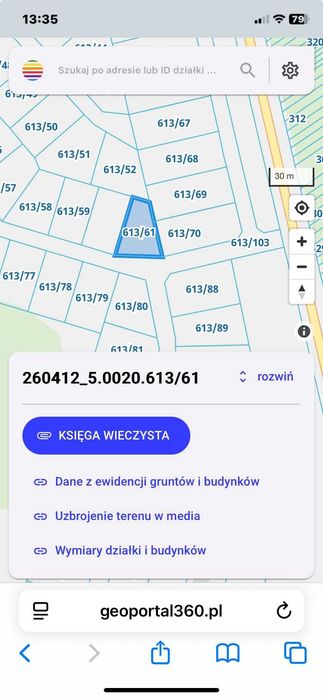 Sprzedam działkę w Woli Morawickiej - Widok 2