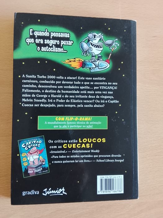 Livro Capitão Cuecas