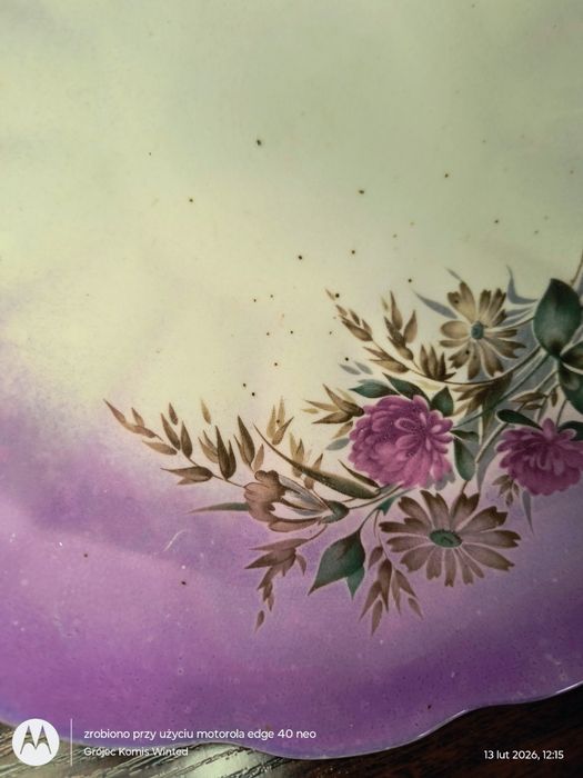 Stara patera fioletowa