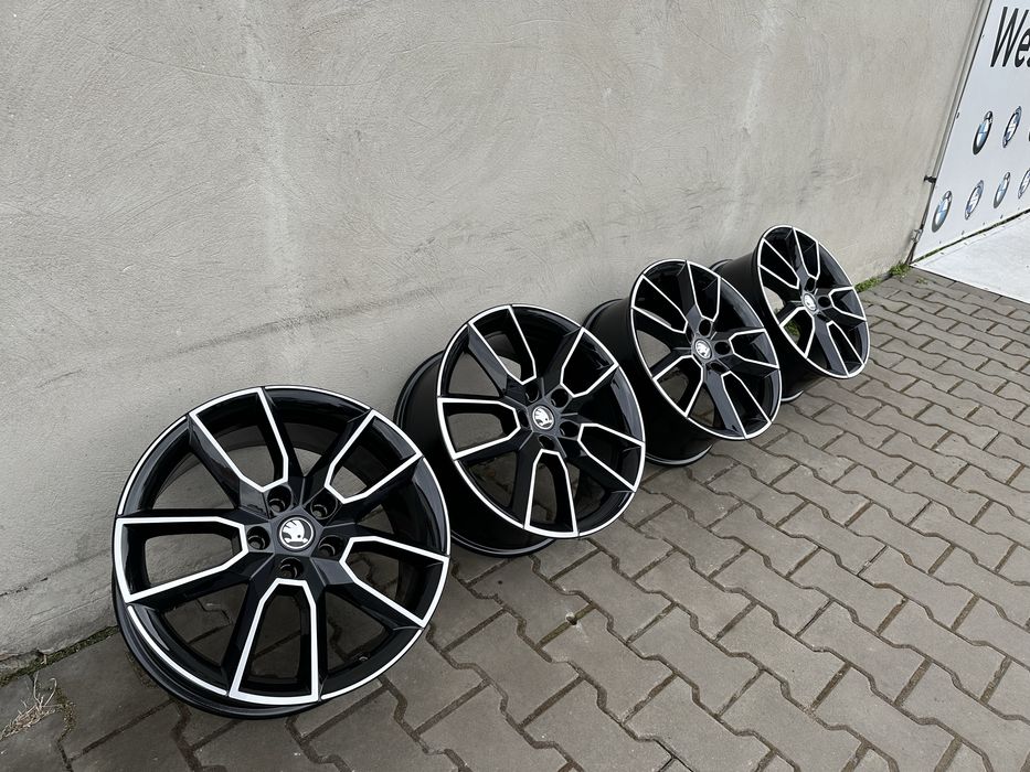 Диски титани R18 Skoda Audi Vag 5x112 ЦО57.1 оригінал superb oktavia golf passat