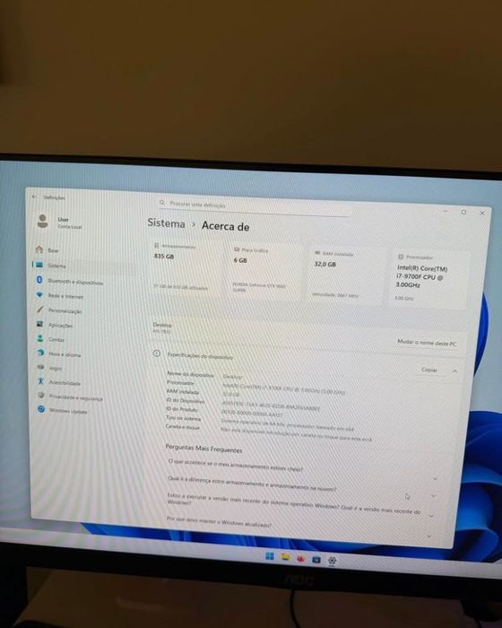 Computador Gaming core i7
