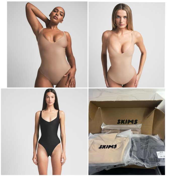 Skims боді M core SCULPT PLUNGE THONG BODYSUIT оригінал скімс