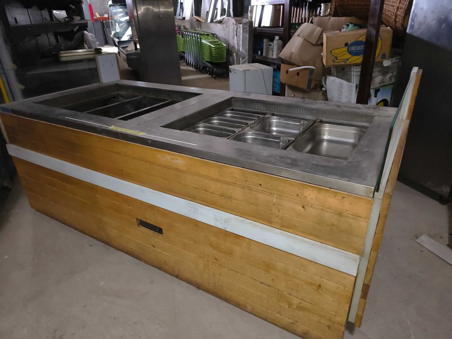 Продам витрину холодильную для солений "Айсберг" Б/У (выносной холод)