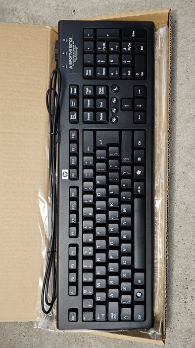 Klawiatura HP przewodowa na USB BAUXH0AHHZZ4A7