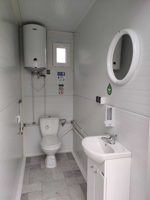 WC toaleta łazienka sanitarny pawilon kontener socjal natrysk prysznic