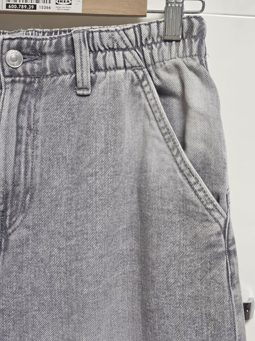 Cropp Denim jeansowe spodenki jortsy ,baggy ,shorts , szorty szare