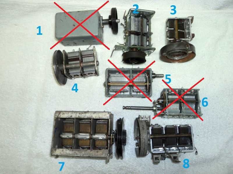 Condensadores Variáveis para Rádios antigos a válvulas