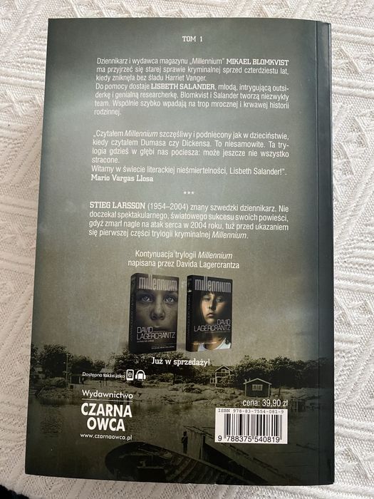Millenium tom I, Mężczyźni którzy nienawidzą kobiet, S. Larsson