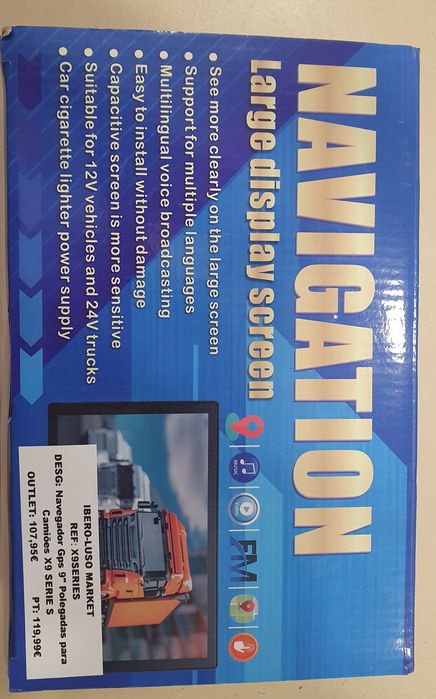 Navegador gps para camiões x9 série S