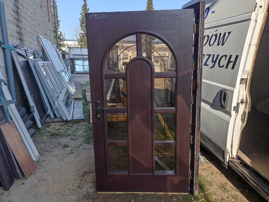 Drzwi wejściowe drewniane 119/206