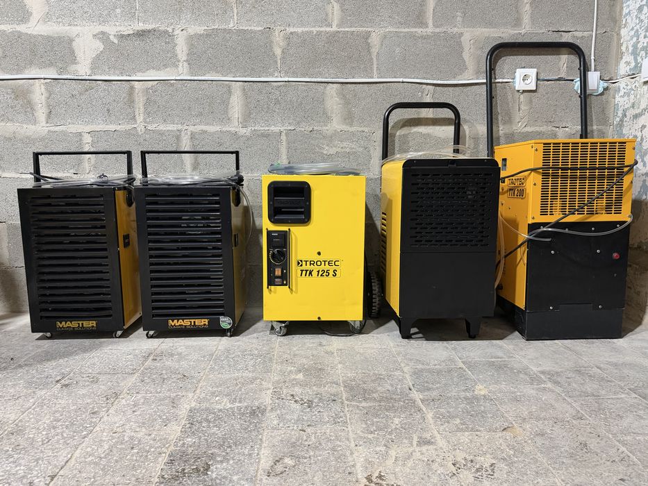 Оренда вологоосушувачів та електричних тепловентиляторів(дуйок)